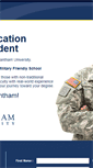 Mobile Screenshot of military-veterans.grantham.edu