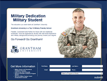 Tablet Screenshot of military-veterans.grantham.edu